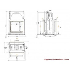 Топка Brunner Stil-Kamin 62/76 туннель