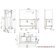 Топка Brunner Architektur-Kamin 45/101/40