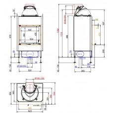 Топка-камин Brunner BKH  5.0 flat 42-50 DT