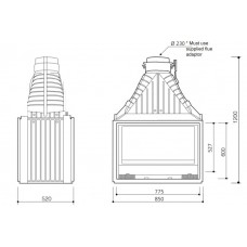 Топка Cheminees Philippe 846 4V DF PR