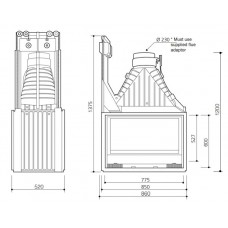 Топка Cheminees Philippe 846 2V DF PR