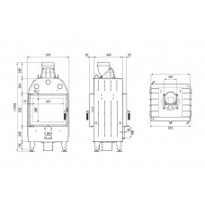 Каминная топка DEFRO HOME INTRA SM T