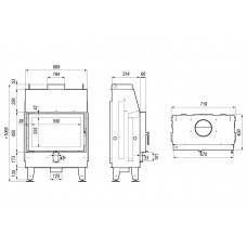 Каминная топка IMPULS SM