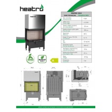 Каминная топка Heatro 55LH