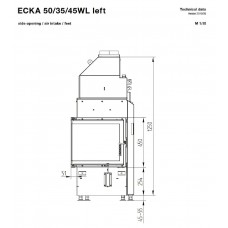 Каминная топка Hoxter ECKA 50/35/45W