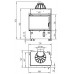 Каминная топка Hoxter ECKA 67/45/51L Левосторонняя от производителя Hoxter