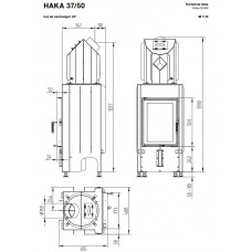 Каминная топка Hoxter HAKA 37/50