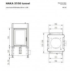 Каминная топка Hoxter HAKA 37/50T