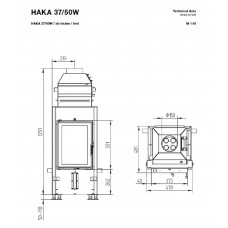 Каминная топка Hoxter HAKA 37/50W