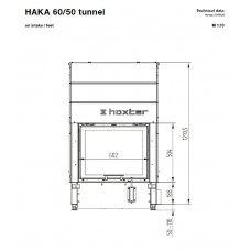 Каминная топка Hoxter HAKA 60/50STh
