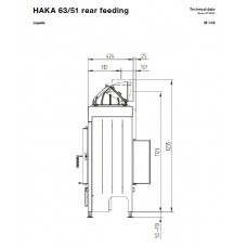 Каминная топка Hoxter HAKA 63/51a