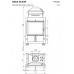 Каминная топка Hoxter HAKA 63/51W от производителя Hoxter