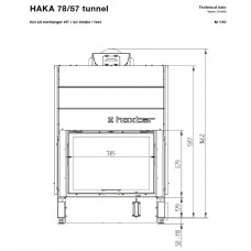 Каминная топка Hoxter HAKA 78/57Th