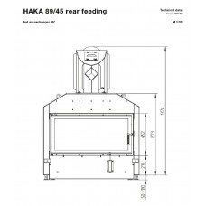 Каминная топка Hoxter HAKA 89/45a