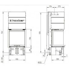 Каминная топка Hoxter UKA 35/45/35/50Sh