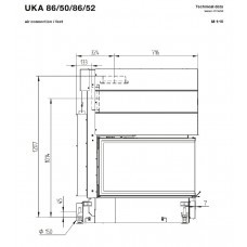 Каминная топка Hoxter UKA 86/50/86/52h