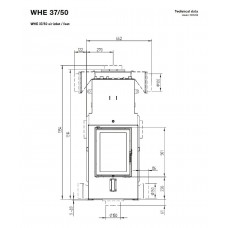 Топка Hoxter WHE 37/50WTR с водным контуром