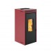 Печь-камин Invicta Teramo 17 Pellet Stove Красная (с водяным контуром) от производителя Invicta