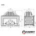 Каминная топка KAWMET W16 PREMIUM 14,7 кВт от производителя KAWMET