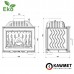 Каминная топка KAWMET W17 EKO 12.3 кВт от производителя KAWMET