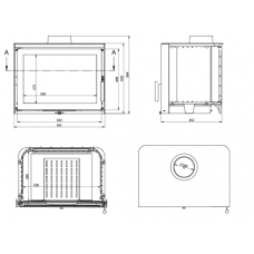 Каминная топка KFD ECO iM 14