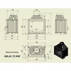 Каминная топка Kratki Maja