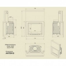 Каминная топка Kratki Antek/G
