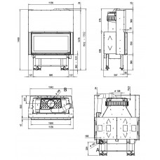 Каминная топка La Nordica Monoblocco 1000 EVO