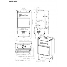 Каминная топка Romotop Dynamic KV 025 W01 с теплообменником