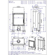 Каминная топка Romotop IMPRESSION 2g 55.60.01 двойное стекло