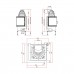 Каминная топка Schmid Ekko 45(45)s 7 kW от производителя Schmid